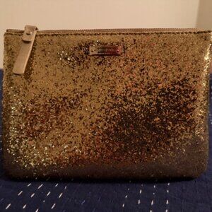 Vintage kate spade Gold Sparkle Clutch Handbag